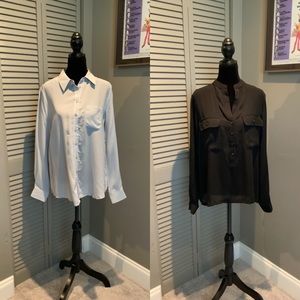 2 Joe Fresh Button Ups, Large